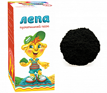 Песок Лепа с чёрным минеральным красителем 1 кг